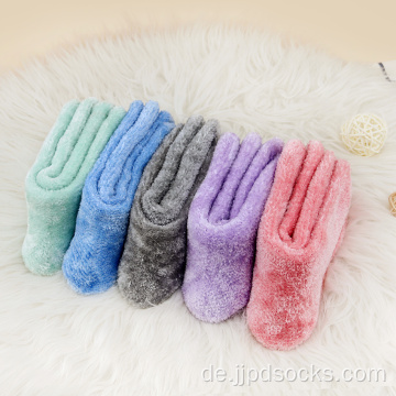 Bunte Chenille Frauen Socken Lady Socken